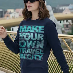 Moda Rapido Women Printed Sweatshirt image 3