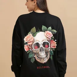 SILISOUL Women Printed Sweatshirt-picture-19