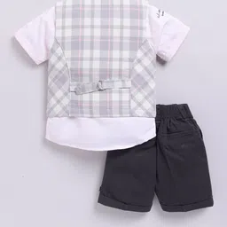 LITTLE COLLARS Boys 4-Piece Single-Breasted Suits image 4