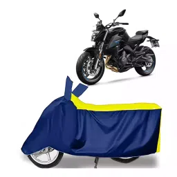 Auto Pearl Bike Cover for CFMoto 650 NK (Yellow & Blue)-picture-38