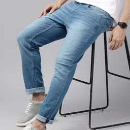 U.S. Polo Assn. Denim Co. Men Brandon Slim Tapered Fit Heavy Fade Stretchable Jeans-picture-32