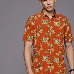 Louis Philippe Sport Slim Fit Floral Printed Casual Shirt-image-82