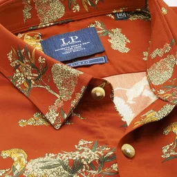 Louis Philippe Sport Slim Fit Floral Printed Casual Shirt image 5