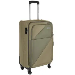 Nasher Miles Texas Expander Soft-Sided Polyester Cabin Olive Green 20 inch |51cm Trolley Bag-image-13