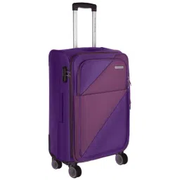 Nasher Miles Texas Expander Soft-Sided Polyester Check-in Purple 24 inch |61cm Trolley Bag-picture-11