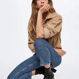 MANGO Women Bootcut Stretchable Jeans image 3