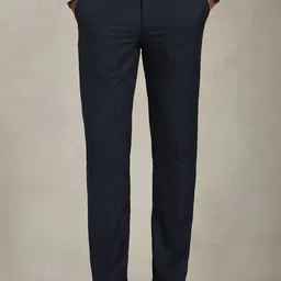 Louis Philippe Men Mid-Rise Slim Fit Formal Trousers-picture-30