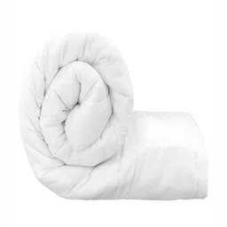 tundwal's White Geometric Microfibre Heavy Winter 300 GSM Single Bed Comforter image 4