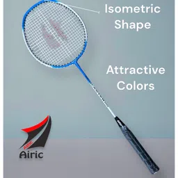 Airic Isometric Blaster Staunch with 3 Plastic Shuttles and Cover Badminton Kit image 2