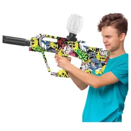 SANJARY Aug Gel Blaster Gun Automatic Electric Operated High Speed Up to 50 Feet Range for Kids-adults, Includes Gel Balls Color Design May Vary image 2