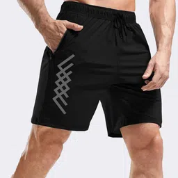 3Colors Men Low-Rise Running Sports Shorts-image-91
