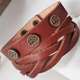 Sullery Cuff Leather Bracelet-picture-14