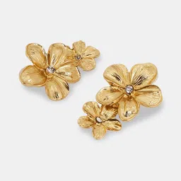 Forever Glam by Pantaloons Floral Drop Earrings image 3