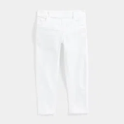 Mothercare Kids White Solid Jeggings-picture-27