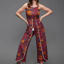Miss Chase Printed Basic Jumpsuit image 5