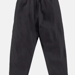 Kiddopanti Kids Black Solid Pyjamas-image-87