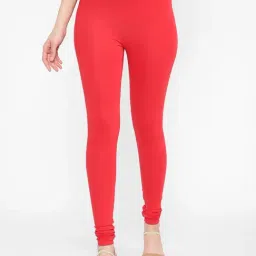 R&B Red Cotton Leggings-picture-27