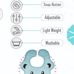 BAESD Infants Assorted Bib With Crumb Catcher image 4