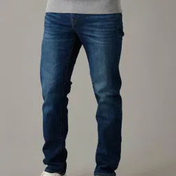 American Eagle Marine Blue Slim Fit Jeans-picture-24
