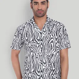 Stysure Men Comfort Semi Sheer Casual Shirt-picture-15