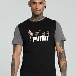 Puma Men's Contrast Sleeve Slim Fit Tee image 1