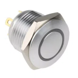 RS PRO Illuminated Push Button Switch Momentary 16 mm Cutout SPST Yellow LED 36 V DC, 1758523-picture-14