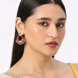 Anouk Floral Chandbalis Earrings image 4