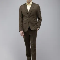 Park Avenue Super Slim FitSingle Breasted 3-Peice Formal Suit-picture-25