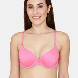 Rosaline by Zivame Pink Medium Coverage Push-up Bra-image-73