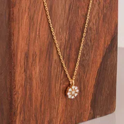 PALMONAS 925 Sterling Silver Boundless Stone Pendant Diamond image 1