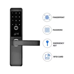 Dorset Steel Graphite Matt Finish Smart Door Lock DG 101 GM image 2