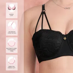 Susie Women Pack of 2 Half Coverage Underwired and Lightly Padded T-shirt Bra image 3