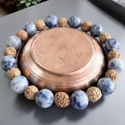 Gems Guru Unisex Artificial Beaded Elasticated Bracelet image 4