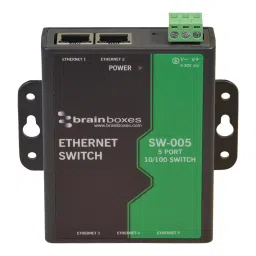 BRAINBOXES Switch, N/W, 5Port, 100Mbps, Din Rail, SW-005-picture-33