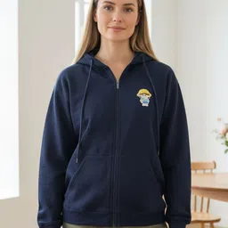 Moda Rapido Women Printed Full Sleeve Hooded Sweatshirt-image-87