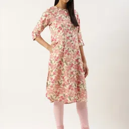 Amukti Multicolor Cotton Printed Kurti image 4