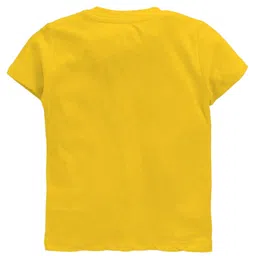 Zeezeezoo Rakhi Theme Half Sleeves I Have The Best Brother Printed Tee - Yellow image 3