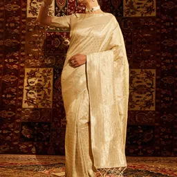 kasee Woven Design Zari Banarasi Saree image 5