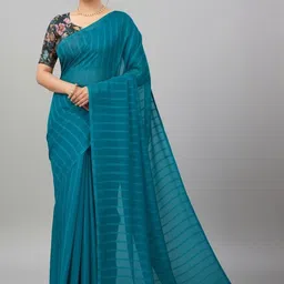 Shilpkala Woven Design Poly Georgette Saree image 1