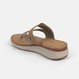 Mochi Women Open Toe Wedge Heel Sandals image 3