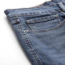 Flying Machine Men Relaxed Fit Light Fade Cotton Jeans image 5