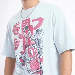 glitchez Urban Dope Printed Relaxed Fit T-shirt image 2