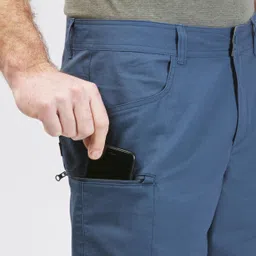 quechua Men Light Cargo Shorts Abyss Blue - NH500 image 5