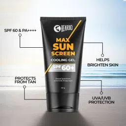 Beardo Max Sunscreen Cooling Gel SPF with SPF 60+ PA++++ image 4