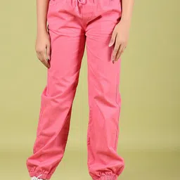 V-Mart Girls Cotton Chinos Trousers-image-76