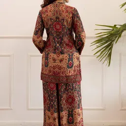 DIVASTRI Women Ethnic Motifs Printed Kurta with Trouser image 3