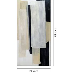 999Store Grey & Black Abstract Canvas Wall Art image 5