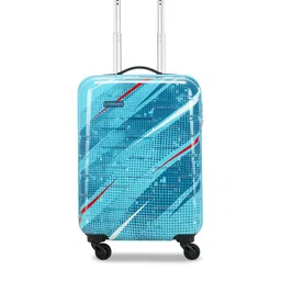 Aristocrat Printed Hard-Sided Water-Resistant Large Trolley Bag-image-6