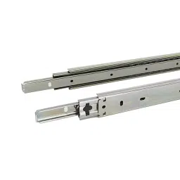 Ebco 450 mm Steel Zinc Plated White Finish Telescopic Drawer Slide Side Mount-image-67