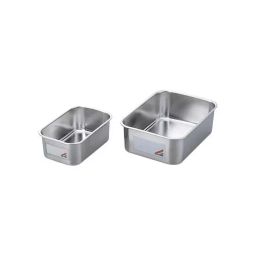 AS ONE Deep Type Stainless Steel Tray With Memo 3.2 L Stainless Steel, 1-6171-05-picture-5